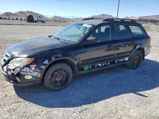 4S4BP61C687351624 - 2008 SUBARU OUTBACK 2.5I BLACK photo 1