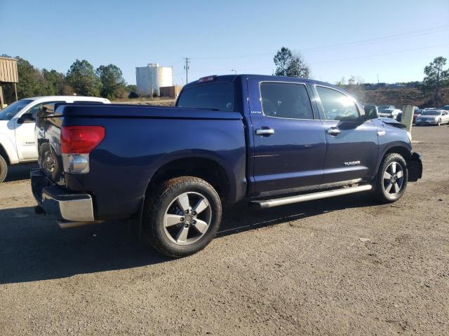 5TBDV58118S495386 - 2008 TOYOTA TUNDRA CREWMAX LIMITED BLUE photo 3