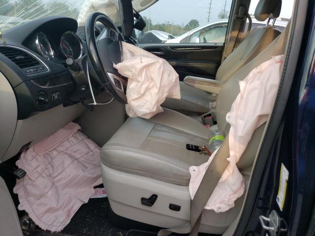 2C4RC1CG1DR646883 - 2013 CHRYSLER TOWN & COU TOURING L BLUE photo 7