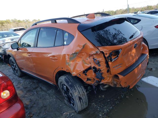 JF2GTAEC0K8326594 - 2019 SUBARU CROSSTREK PREMIUM ORANGE photo 2