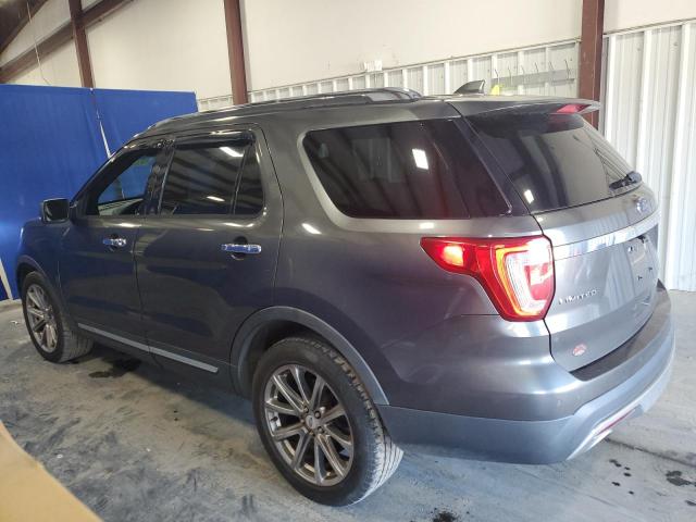 1FM5K7F83GGA57019 - 2016 FORD EXPLORER LIMITED GRAY photo 2