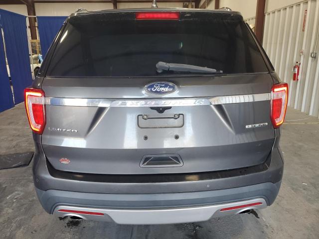 1FM5K7F83GGA57019 - 2016 FORD EXPLORER LIMITED GRAY photo 6