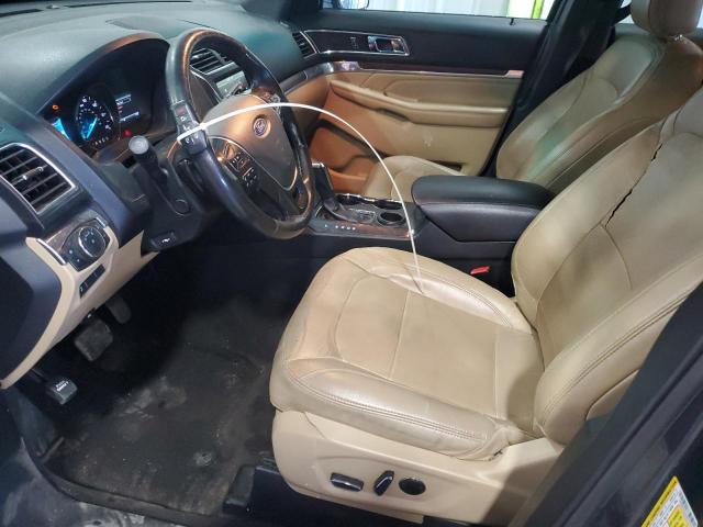 1FM5K7F83GGA57019 - 2016 FORD EXPLORER LIMITED GRAY photo 7