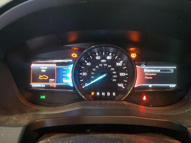 1FM5K7F83GGA57019 - 2016 FORD EXPLORER LIMITED GRAY photo 9