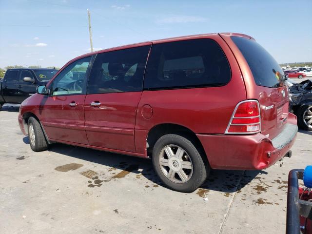 2MRZA21235BJ03044 - 2005 MERCURY MONTEREY CONVENIENCE BURGUNDY photo 2