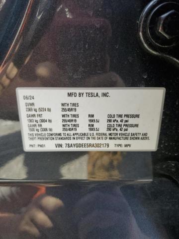7SAYGDEE5RA302179 - 2024 TESLA MODEL Y 灰色 照片 13