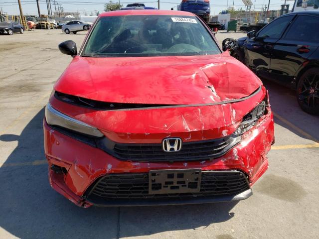 2HGFE2F50PH516392 - 2023 HONDA CIVIC SPORT წითელი ფოტო 5