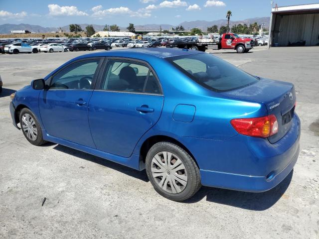 1NXBU40E89Z058262 - 2009 TOYOTA COROLLA BASE BLUE photo 2