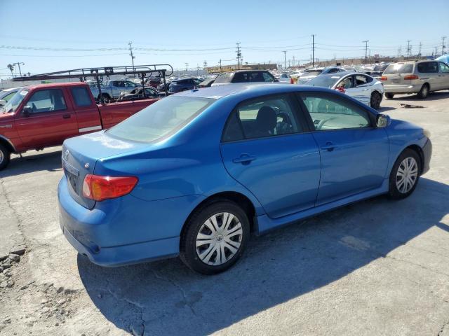 1NXBU40E89Z058262 - 2009 TOYOTA COROLLA BASE BLUE photo 3