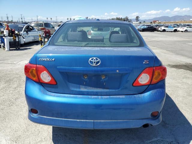 1NXBU40E89Z058262 - 2009 TOYOTA COROLLA BASE BLUE photo 6