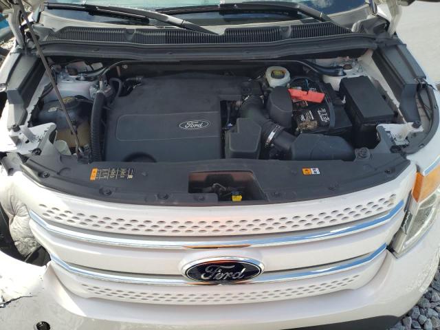 1FM5K7F86EGA97107 - 2014 FORD EXPLORER LIMITED WHITE photo 12