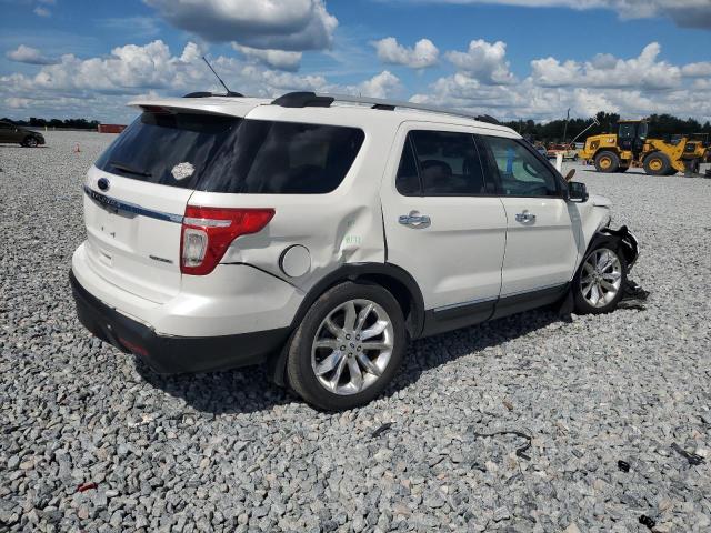 1FM5K7F86EGA97107 - 2014 FORD EXPLORER LIMITED WHITE photo 3
