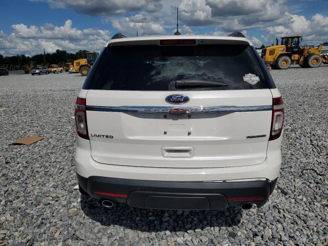 1FM5K7F86EGA97107 - 2014 FORD EXPLORER LIMITED WHITE photo 6
