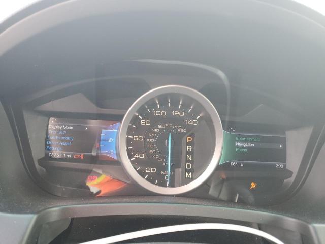 1FM5K7F86EGA97107 - 2014 FORD EXPLORER LIMITED WHITE photo 9