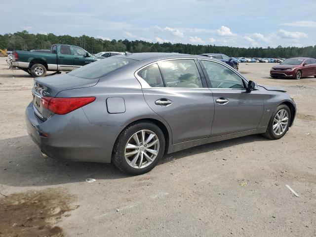 JN1BV7AR8EM702523 - 2014 INFINITI Q50 BASE GRAY photo 3