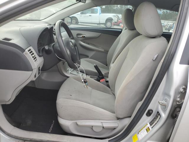 2T1BU4EE7DC117305 - 2013 TOYOTA COROLLA BASE SILVER photo 7