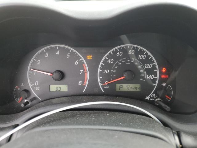 2T1BU4EE7DC117305 - 2013 TOYOTA COROLLA BASE SILVER photo 9