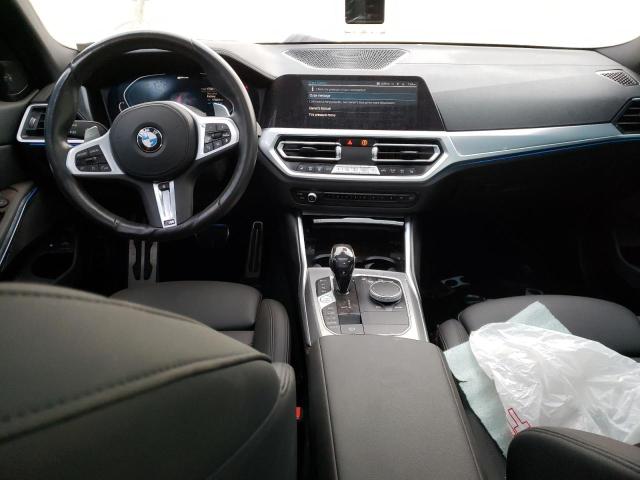3MW5P9J0XM8C00526 - 2021 BMW 330XE Czarny zdjęcie 8