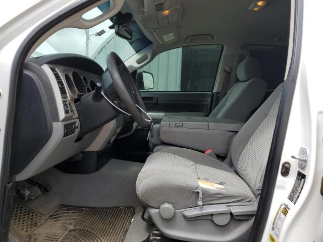 5TFBV54187X020976 - 2007 TOYOTA TUNDRA DOUBLE CAB SR5 WHITE photo 7