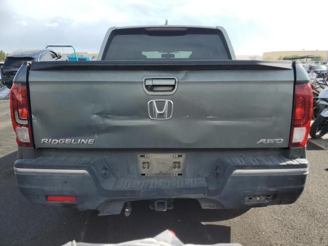 5FPYK3F61HB007814 - 2017 HONDA RIDGELINE RTL GRAY photo 6