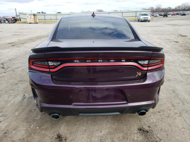 2C3CDXGJ4MH528378 - 2021 DODGE CHARGER SCAT PACK PURPLE photo 6