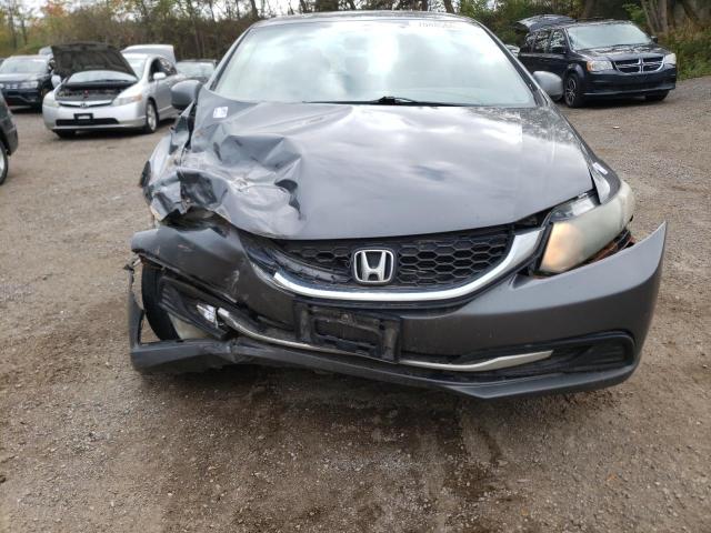 2HGFB2F41DH016866 - 2013 HONDA CIVIC LX GRAY photo 5