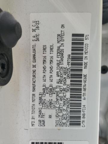 3TYAZ5CN1PT042025 - 2023 TOYOTA TACOMA DOUBLE CAB WHITE photo 13