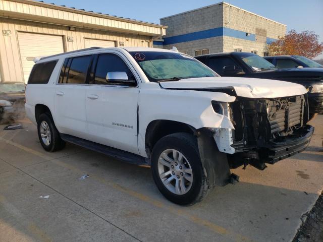 1GNSCHKC2JR360624 - 2018 CHEVROLET SUBURBAN C1500 LT WHITE photo 4