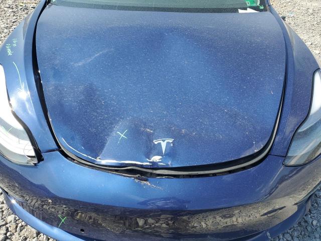 5YJ3E1EA0MF922880 - 2021 TESLA MODEL 3 BLUE photo 11