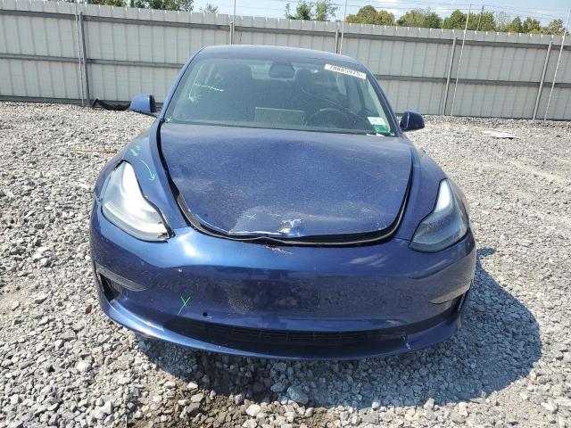 5YJ3E1EA0MF922880 - 2021 TESLA MODEL 3 BLUE photo 5