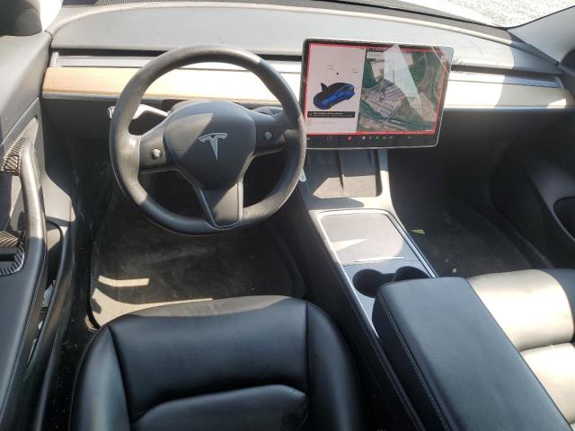 5YJ3E1EA0MF922880 - 2021 TESLA MODEL 3 BLUE photo 8