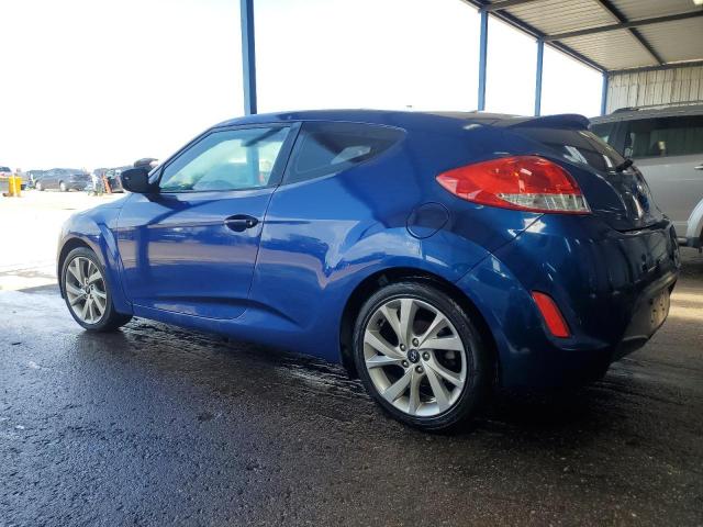 KMHTC6AD5GU272941 - 2016 HYUNDAI VELOSTER BLUE photo 2