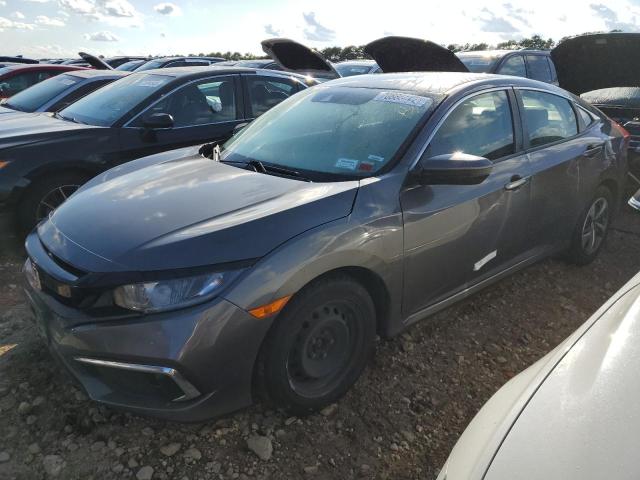 2HGFC2F68KH566626 - 2019 HONDA CIVIC LX GRAY photo 1