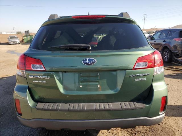 4S4BRBKC2B3431289 - 2011 SUBARU OUTBACK 2.5I LIMITED GREEN photo 6