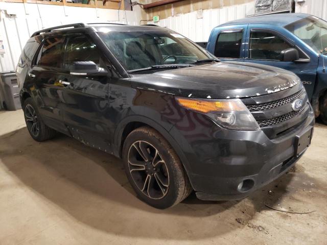 1FM5K8GTXDGB73581 - 2013 FORD EXPLORER SPORT BLACK photo 4