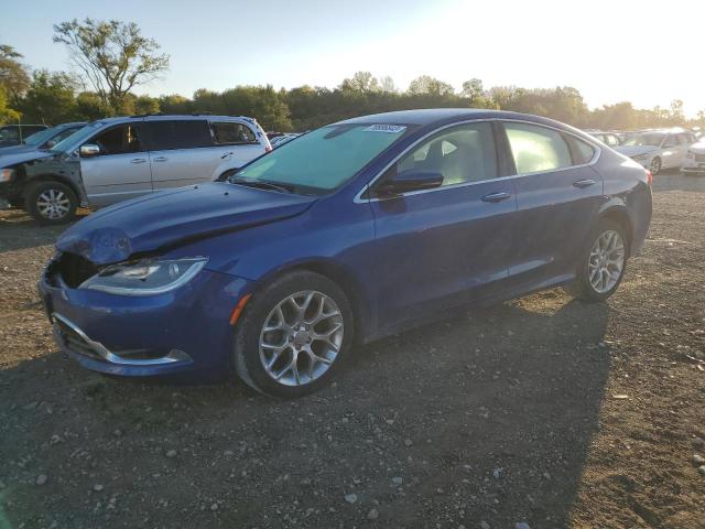 1C3CCCEG8FN618467 - 2015 CHRYSLER 200 C BLUE photo 1