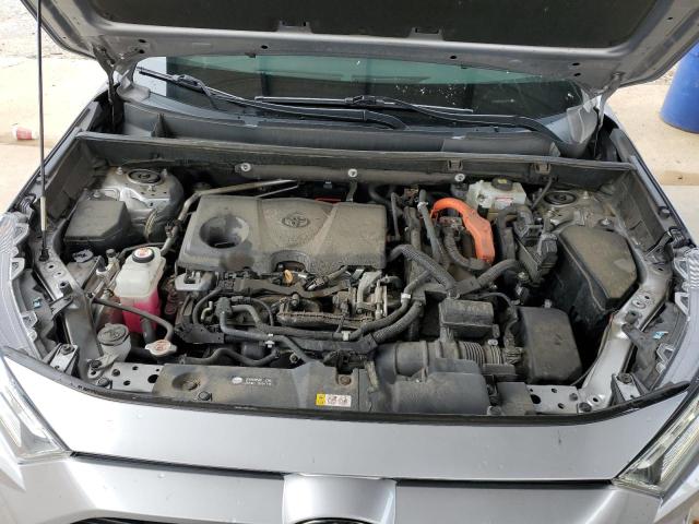 4T3RWRFV6MU023362 - 2021 TOYOTA RAV4 XLE SILVER photo 11