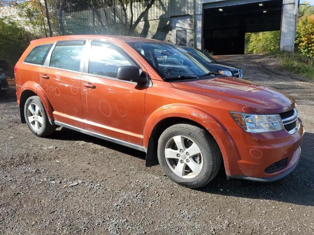 3C4PDCAB9DT614378 - 2013 DODGE JOURNEY SE ORANGE photo 4