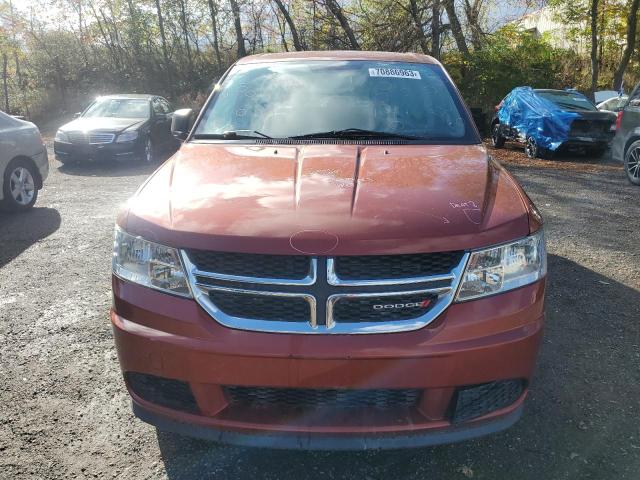 3C4PDCAB9DT614378 - 2013 DODGE JOURNEY SE ORANGE photo 5