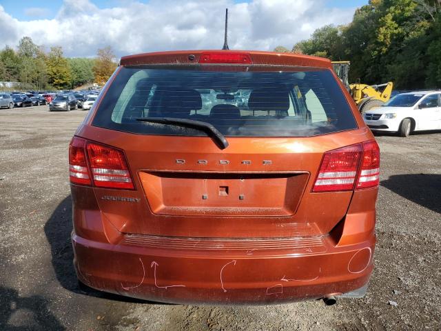 3C4PDCAB9DT614378 - 2013 DODGE JOURNEY SE ORANGE photo 6