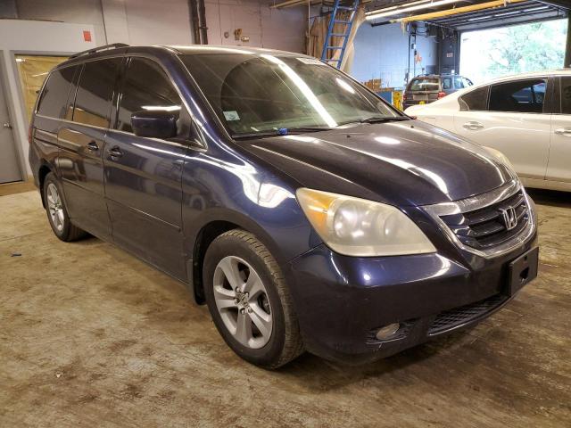 5FNRL38968B082655 - 2008 HONDA ODYSSEY TOURING BLUE photo 4