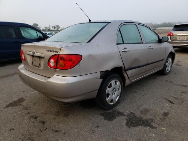 2T1BR32E13C101406 - 2003 TOYOTA COROLLA CE TAN photo 3