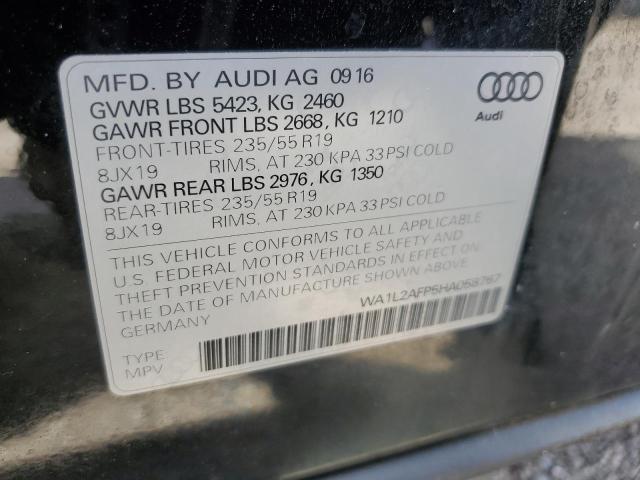 WA1L2AFP5HA058767 - 2017 AUDI Q5 PREMIUM PLUS Qara foto 13