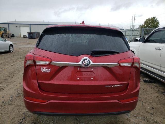LRBFXBSAXLD031792 - 2020 BUICK ENVISION PREFERRED RED photo 6
