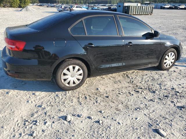 3VW2K7AJ8FM425309 - 2015 VOLKSWAGEN JETTA BASE BLACK photo 3