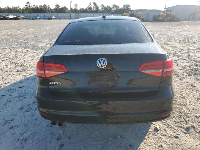 3VW2K7AJ8FM425309 - 2015 VOLKSWAGEN JETTA BASE BLACK photo 6