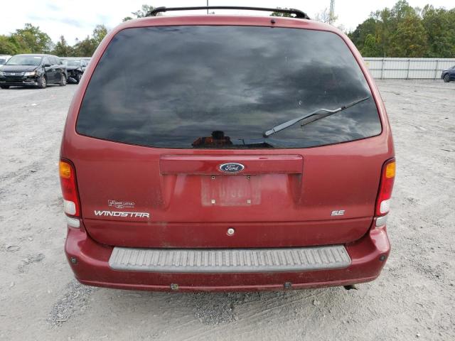 2FMZA52492BA90229 - 2002 FORD WINDSTAR SE RED photo 6