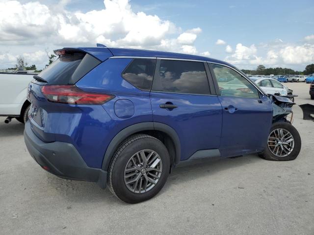 JN8AT3AA9MW015740 - 2021 NISSAN ROGUE S BLUE photo 3