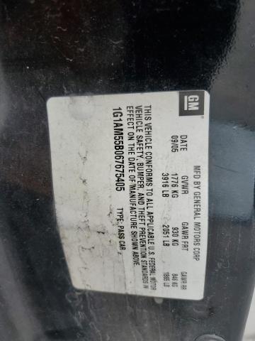 1G1AM55B067675405 - 2006 CHEVROLET COBALT SS Қара фото 24