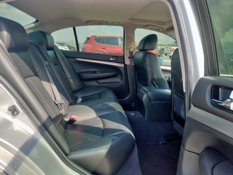 JN1CV6AP9CM626501 - 2012 INFINITI G37 BASE SILVER photo 10